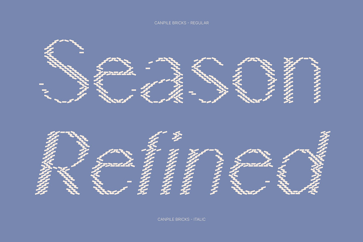 Canpile Bricks, a Sans Serif Font by Craft Supply Co. (Photo 3 of 8)
