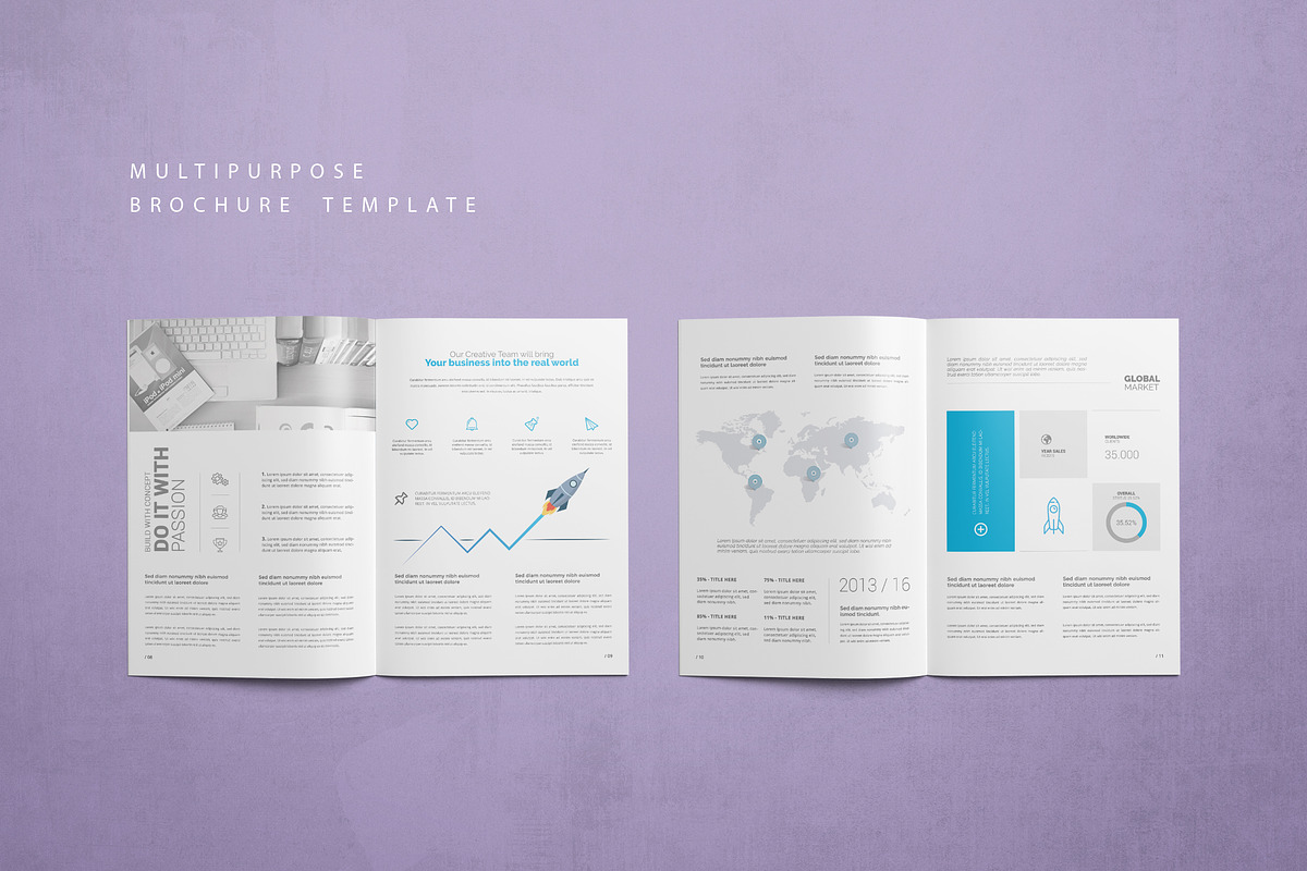 Business Brochure, a Brochure Template by Crevo Studio (Photo 8 of 9)