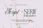 MIT Exileon - Script&Serif font duo, a Serif Font by Maculinc Type (Thumbnail 2 of 16)