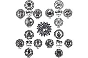 Set of beautiful zodiac signs, an Animal Illustration by shik-shik (Thumbnail 5 of 7)