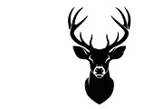 deer head wall mount silhouette, an Illustration by Amazin_art (Thumbnail 10 of 51)