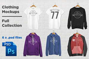 Clothing Mockups Full Collection