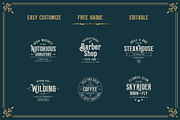 Aviation - Vintage Typeface, a Sans Serif Font by uyo66 (Thumbnail 13 of 14)
