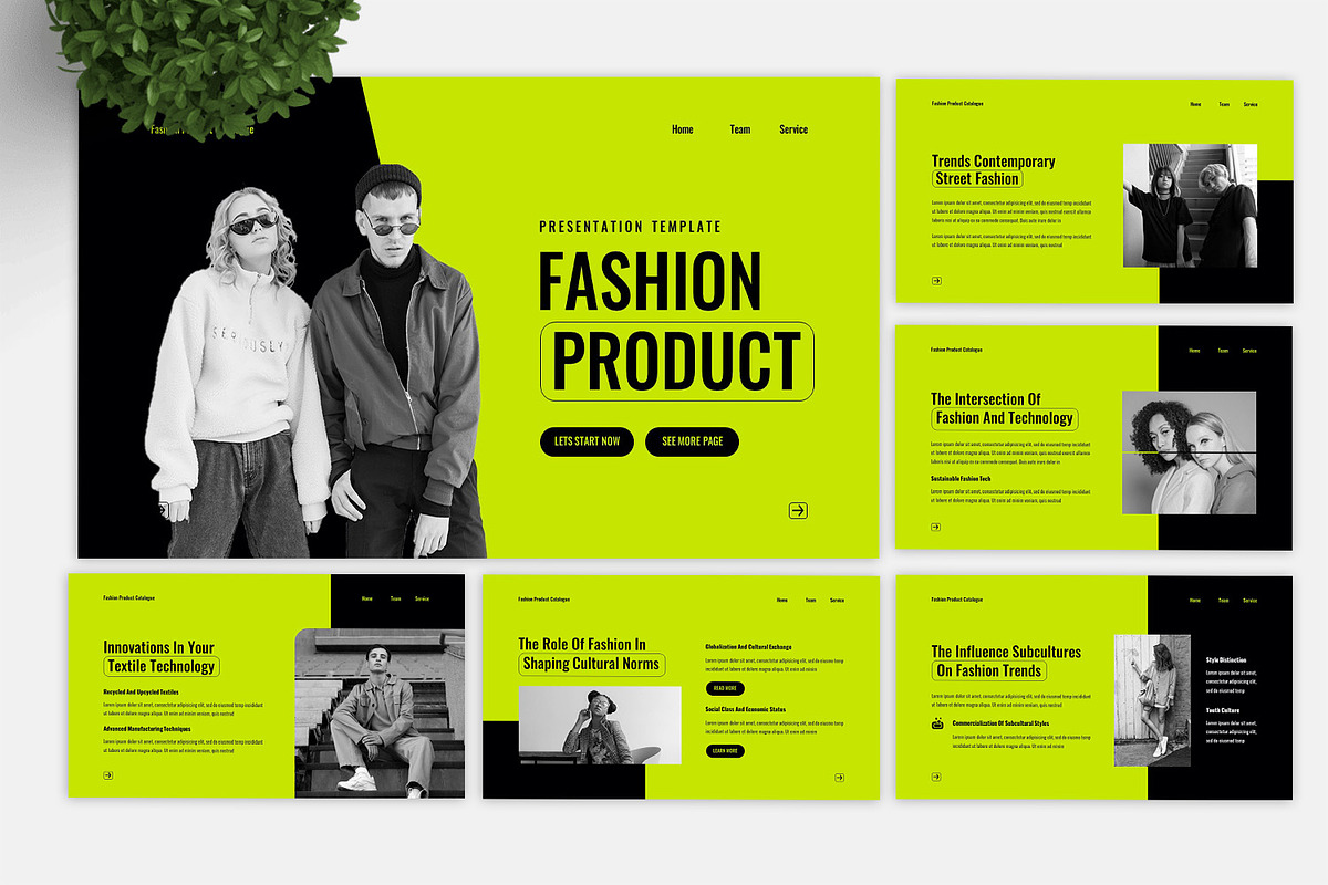 Fashion - Google Slide Template, a Presentation Template by casanovastudio (Photo 3 of 3)