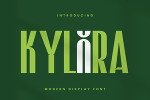 Kylora – Modern Display Font
