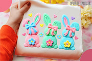 Crochet Easter Bunny Png Yarn Easter, an Illustration by OK Design (Thumbnail 1 of 6)