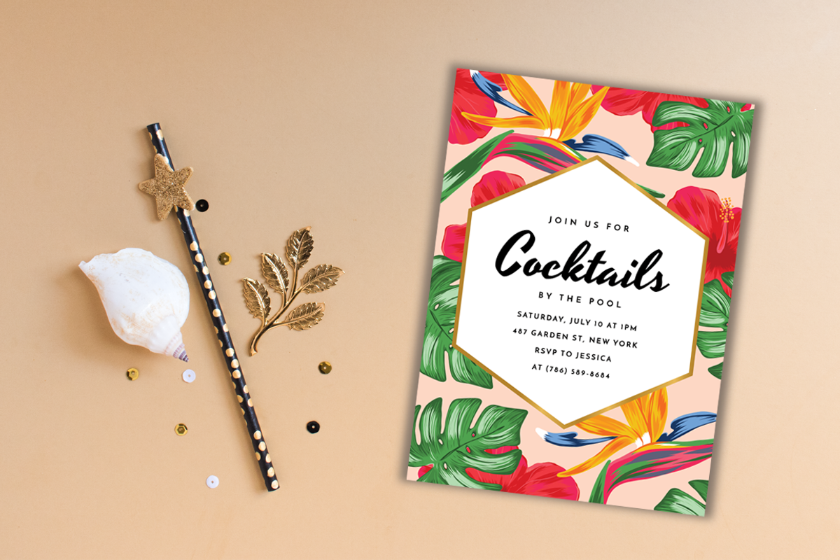 Tropical Party Invites Bundle, an Invitation Template by Pixejoo (Photo 9 of 9)