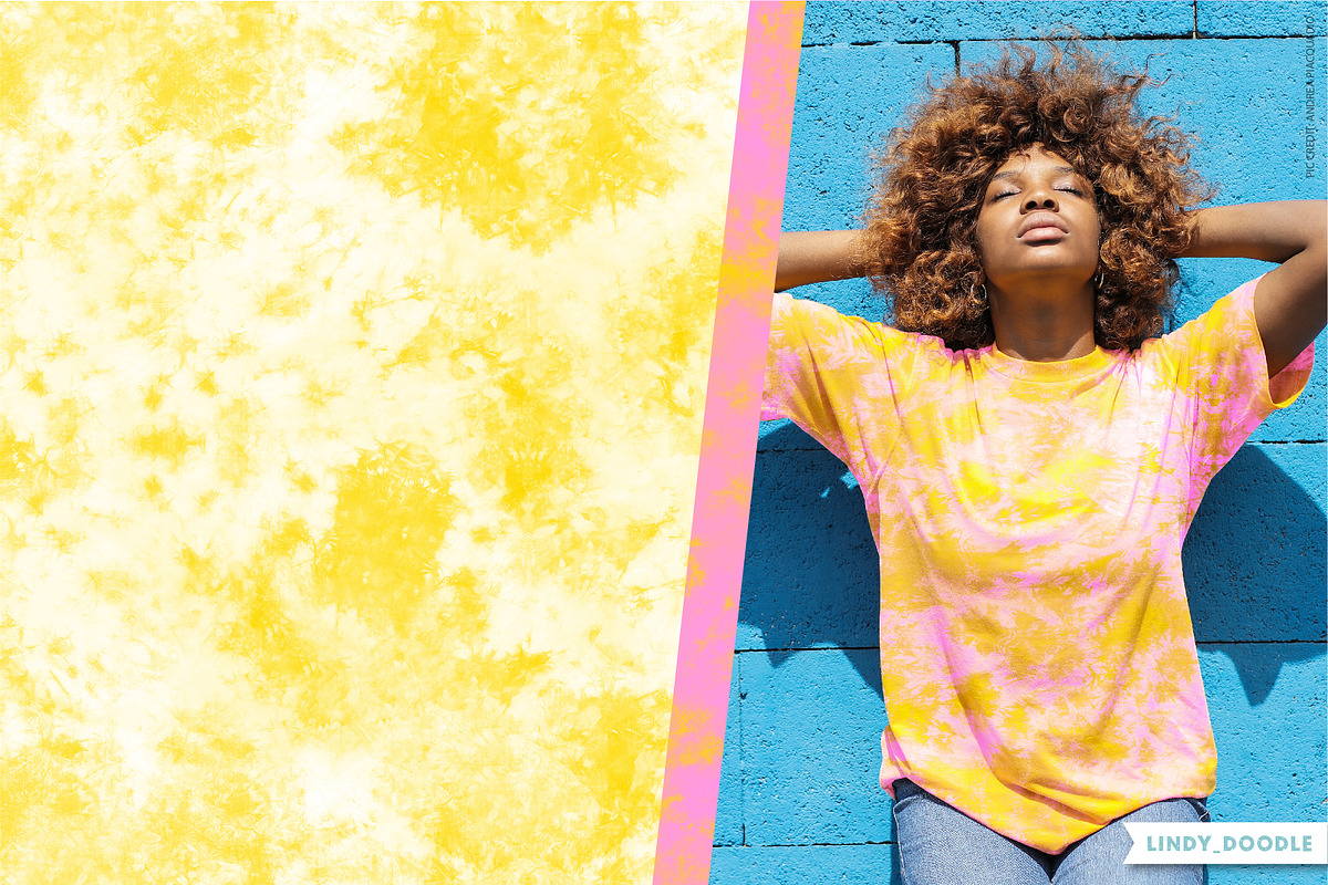 Monochromatic Tie Dye Pack, a Pattern Graphic by Lindy_doodle (Photo 7 of 9)