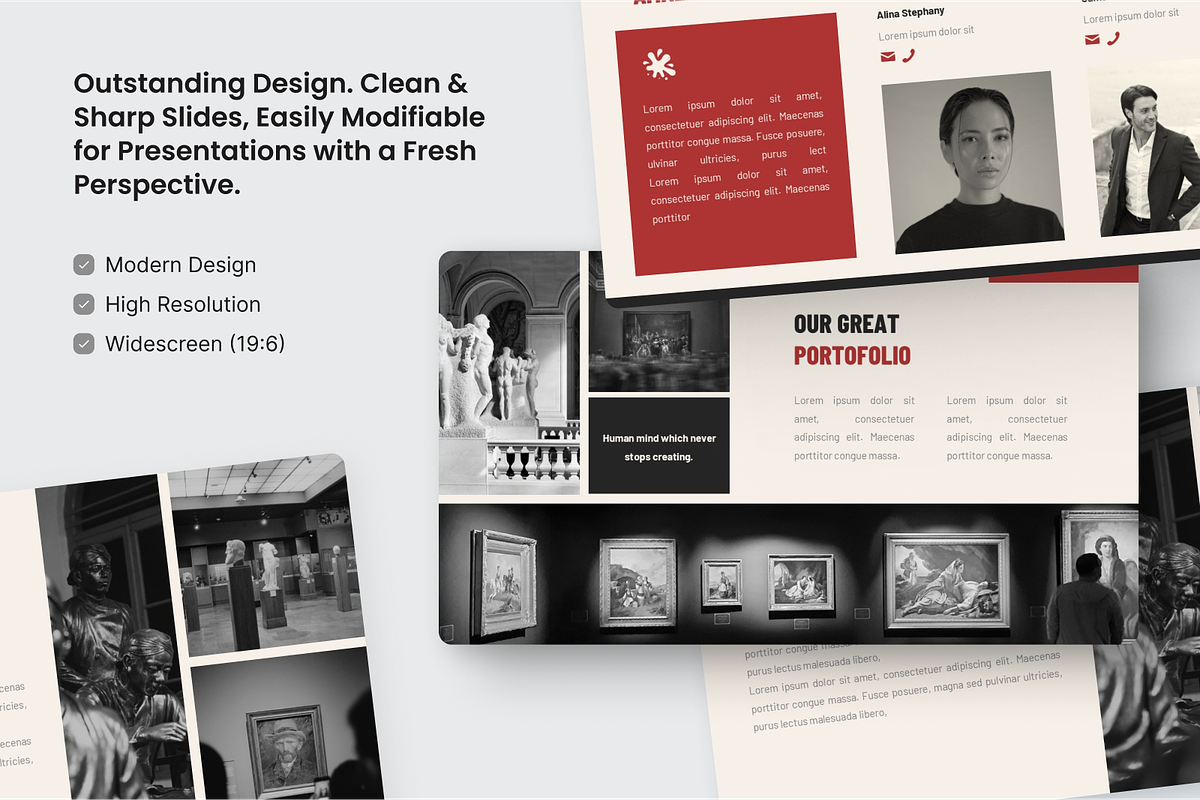 Museum Presentation, a Presentation Template by SquidPixey (Photo 4 of 6)