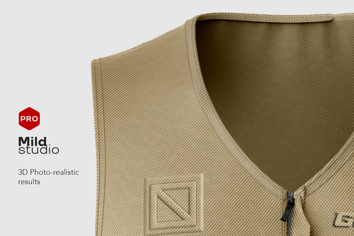 Vest V.01 Mockup, a Shirt Mockup by Mildstudio (Photo 6 of 6)