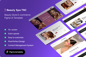 TNC Beauty Spa – Figma UI Template