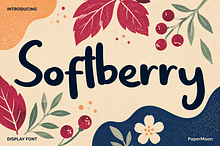 SoftBerry - Handwritten Brush Font