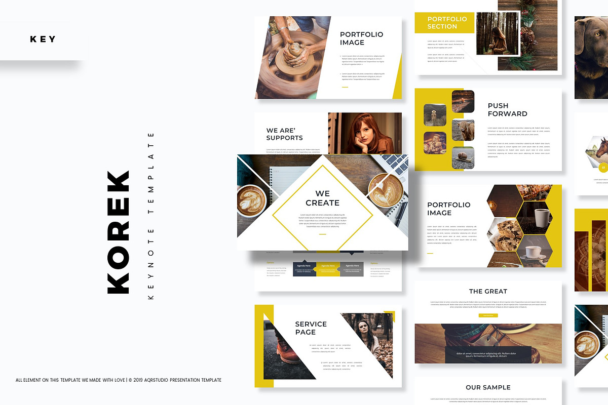 Korek - Keynote Template, a Presentation Template by AQR Studio (Photo 1 of 4)