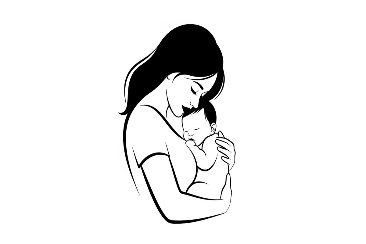 50 Mother and Baby Silhouette Bundle, an Illustration by Creativeshirt (Photo 28 of 48)