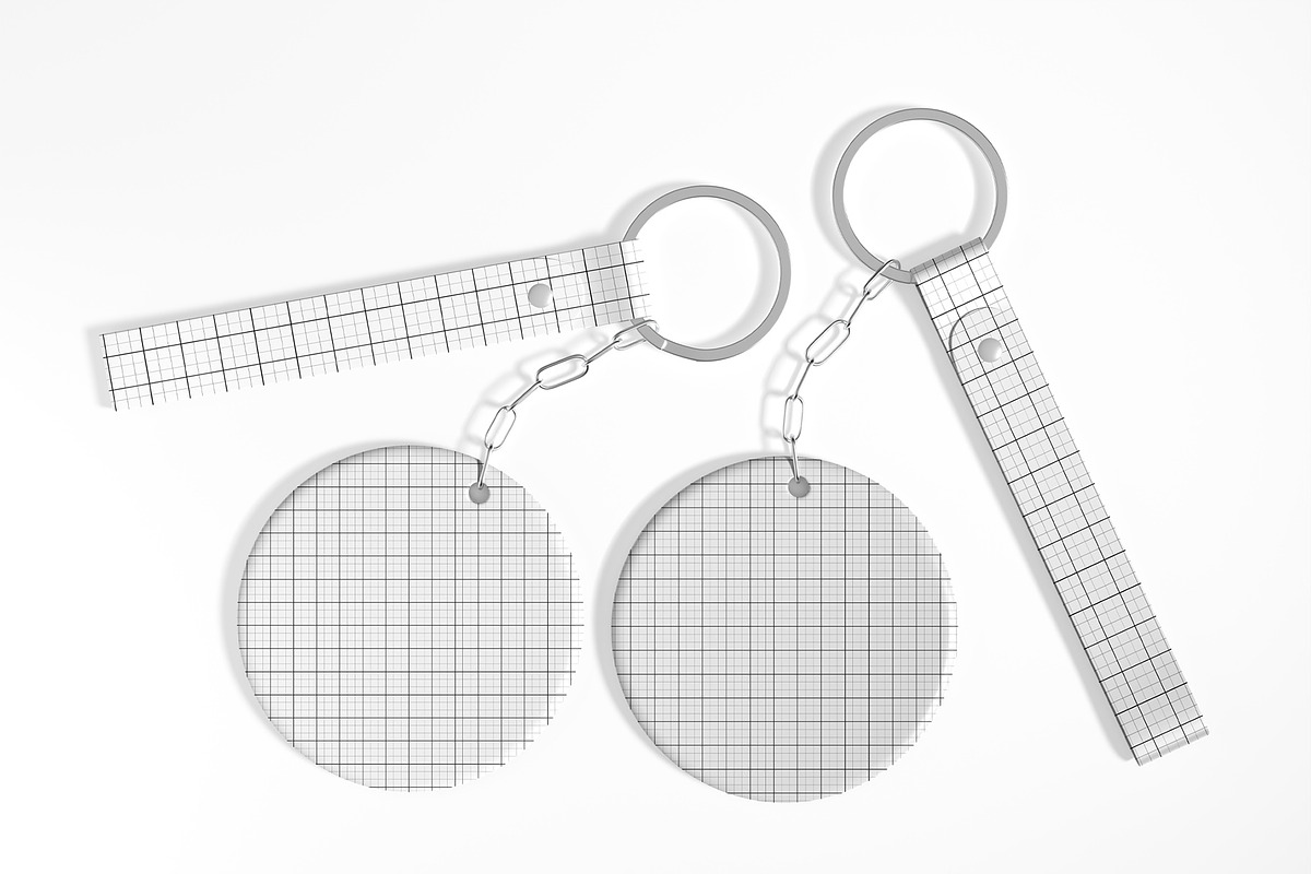Keychain Mockup Set Template, a Product Mockup by graphypix (Photo 3 of 4)