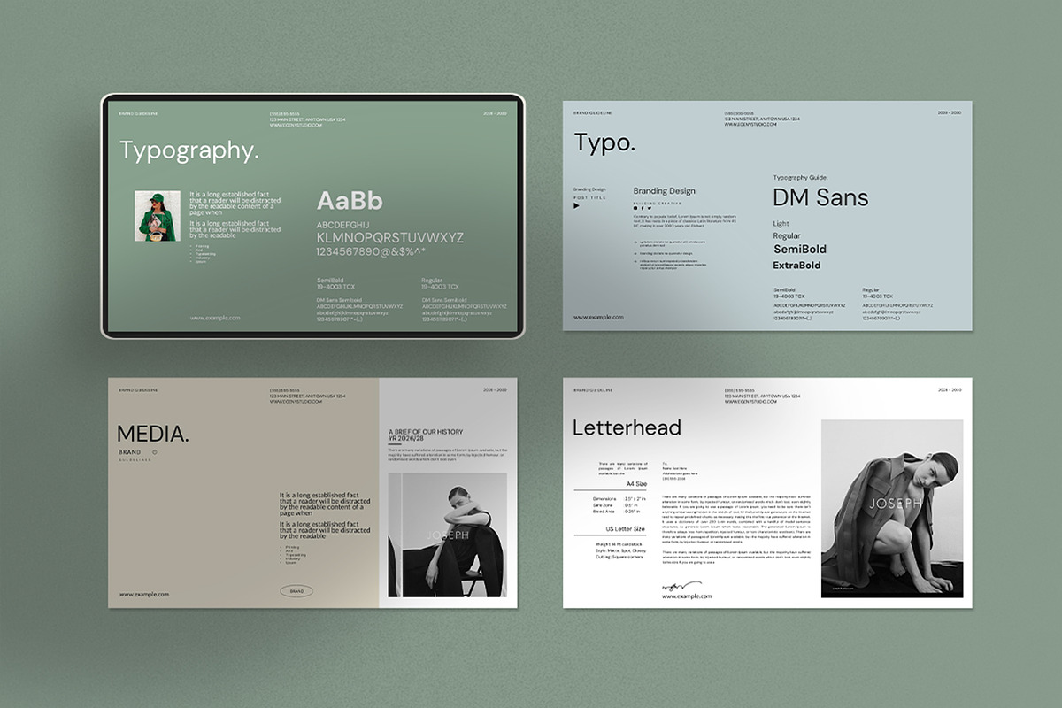 Brand Guidelines Presentation Templa, a Presentation Template by Alvi-Studio (Photo 5 of 7)