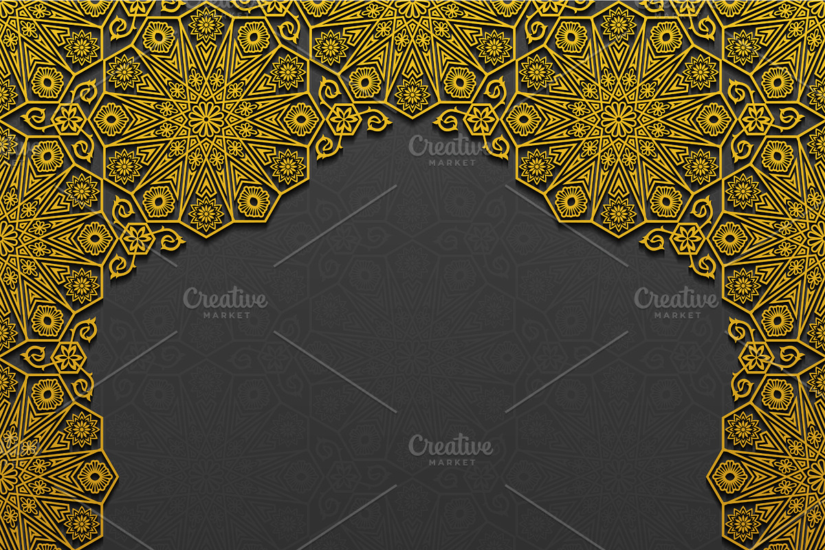 Set of Decorative Floral Frames, a Decorative Illustration by Absent A (Photo 4 of 6)