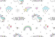 Cute unicorns patterns collection., a Pattern Graphic by Irene_Boiko_ART (Thumbnail 6 of 22)