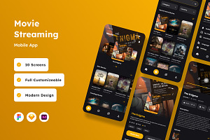 MovieBox - Movie Streaming Mobile, an App Template by productype1