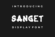 SANGET FONT, a Sans Serif Font by MaikoHatta (Thumbnail 1 of 2)