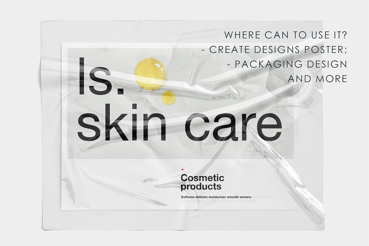 Cosmetic transparent smears, an Object Graphic by Olha Kozachenko (Photo 5 of 5)