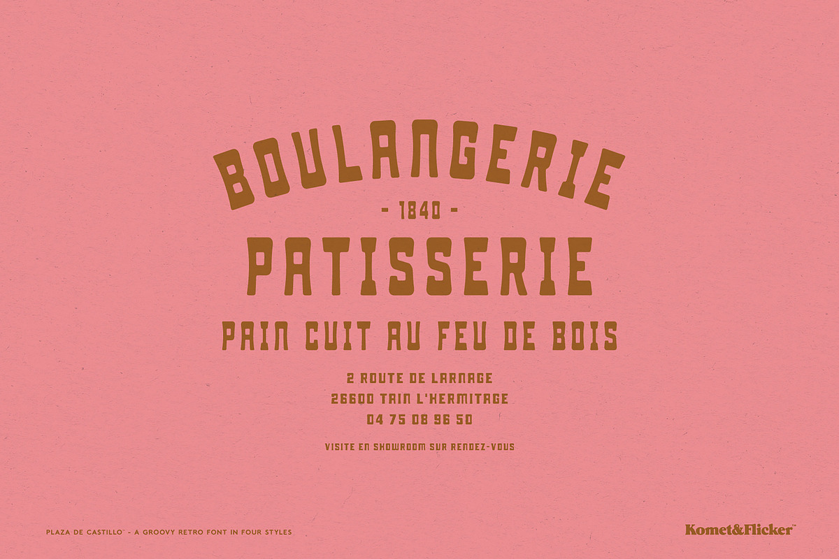 Plaza de Castillo, a Sans Serif Font by Komet & Flicker (Photo 9 of 12)