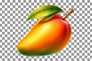 Summer Yellow Mango Clipart, an Illustration by Black Bird Studio (Thumbnail 6 of 6)