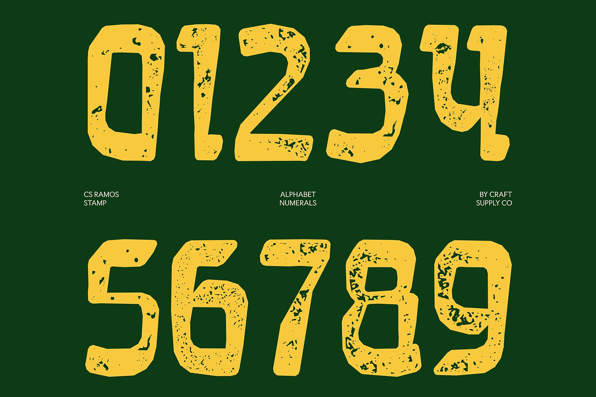 CS Ramos Stamp, a Serif Font by Craft Supply Co. (Photo 4 of 8)