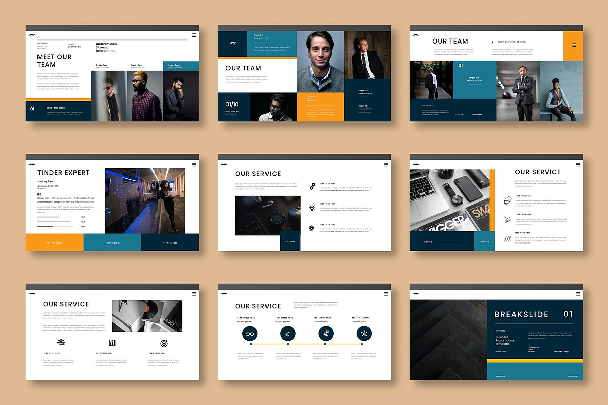 Tinder – Business Keynote Template, a Presentation Template by Dens Creative Studio (Photo 3 of 6)