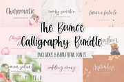 Bounce Calligraphy Font Bundle, a Script Font by Beck McCormick (Thumbnail 1 of 9)