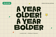Jetsy; Playful Bold Display Font, a Sans Serif Font by Eko Bimantara (Thumbnail 6 of 11)