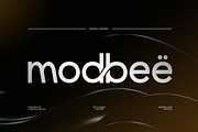 Modbee - Sans Serif Logo Font, a Sans Serif Font by Flawless And Co (Thumbnail 1 of 10)