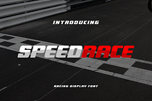 Speedrace - A Racing Display Font
