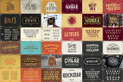 Vintage Font Bundle 4, a Symbol Font by Vintage Division (Thumbnail 10 of 12)