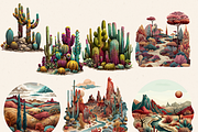 SURREAL WILD WEST FANTASIES CLIPART, a Person Illustration by Daring Digies (Thumbnail 7 of 10)