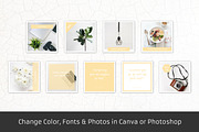 Yellow - 18 Instagram Templates, a Social Media Template by Annemiek van Luinen (Thumbnail 3 of 8)