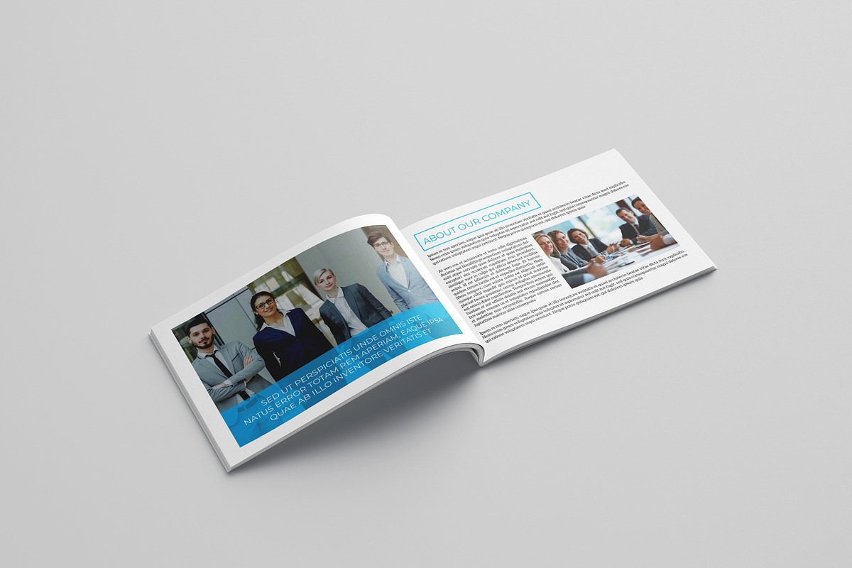 Corporate Company Profile Brochure, a Brochure Template by retrographix (Photo 3 of 10)