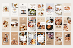 Bakery Instagram Story Templates