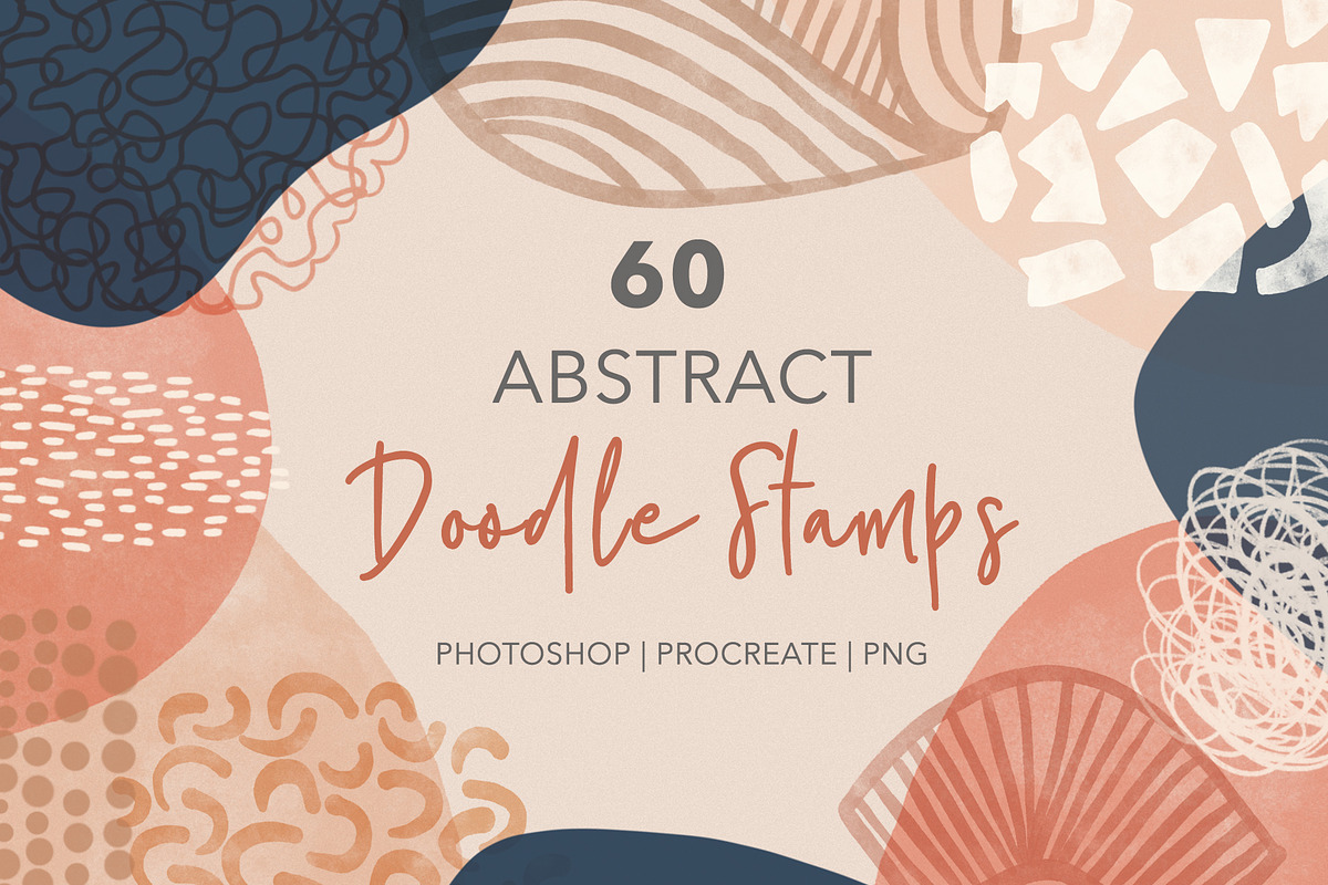 Abstract Doodle Stamps, a Brush Add-On by Sweet Fig (Photo 1 of 10)