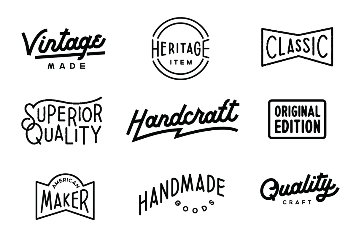 Vintage Badge Pack, an Object Graphic by Nomad Stockpile (Photo 2 of 3)