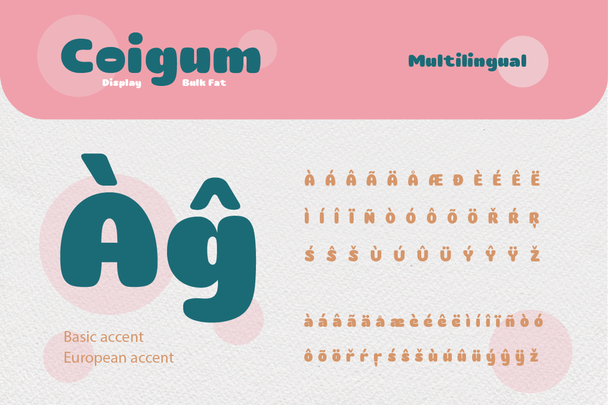 Coigum, a Sans Serif Font by kerismaker (Photo 7 of 11)