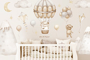 Teddy bear neutral gender clipart., an Animal Illustration by Solo Art Original (Thumbnail 7 of 8)