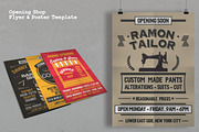 Opening Shop Flyer & Poster Template, a Flyer Template by The Design For Co. (Thumbnail 5 of 5)