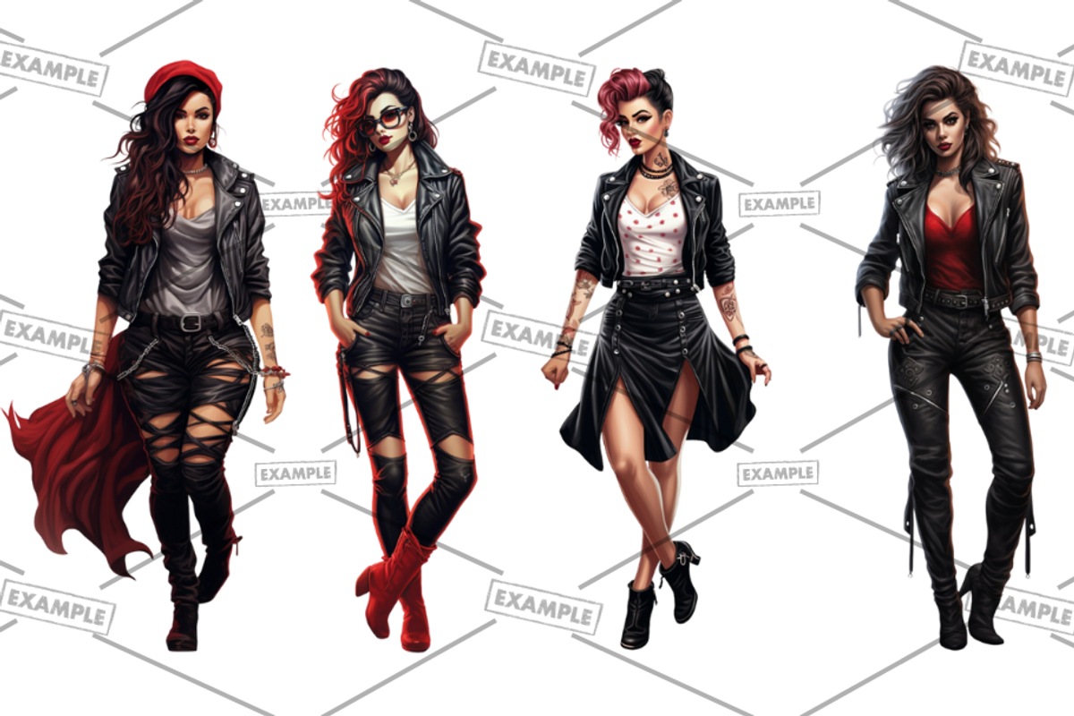 Rockabilly Women Bulk Bundle of 68, a Graphic by Jay Major Designs (Photo 15 of 20)