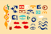 Matisse face creator & Collage, an Object Graphic by Yamurchik (Thumbnail 9 of 12)