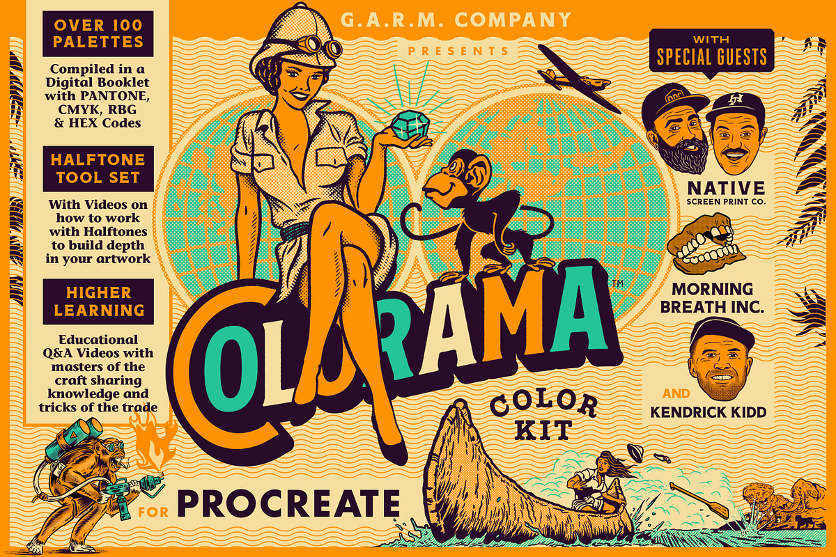 Colorama Color Kit (Procreate), a Palette Add-On by G.A.R.M. Company (Photo 2 of 7)