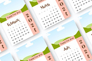 Editable Canva Frame Calendar 2024, a Stationery Template by Waliullah Solutions (Thumbnail 2 of 4)