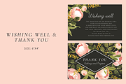Peonies – wedding set, an Invitation Template by Helen Halik art (Thumbnail 4 of 10)