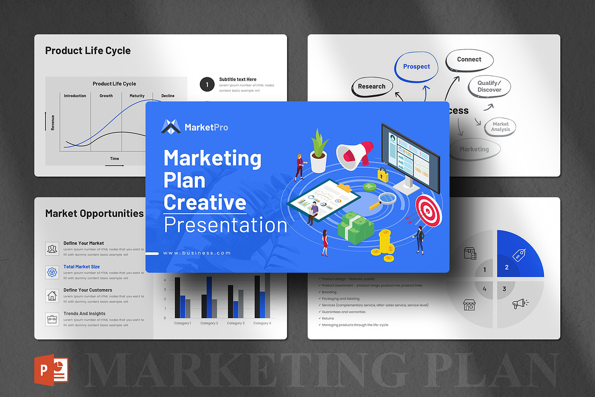 Best! 60-in-1 Big Bundle PowerPoint, a Presentation Template by CreativeSlides (Photo 3 of 40)