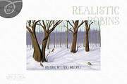 Realistic Robins Illustrations Set, an Illustration by White Lane Studio (Thumbnail 5 of 8)